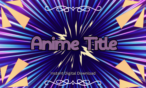 Anime Title Typeface: Bold Display Fonts for Crafters