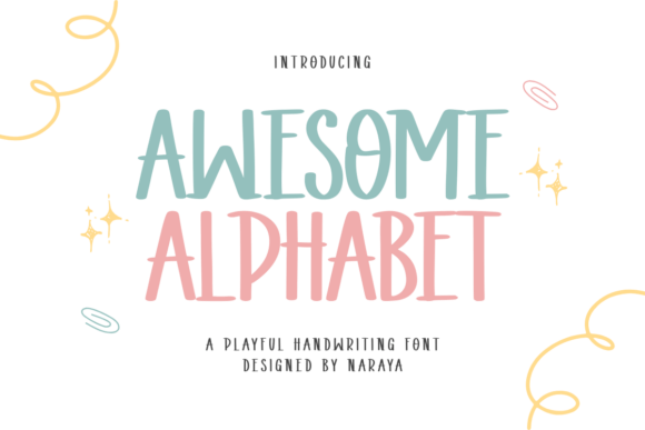 Awesome Alphabet: The Playful Display Font for Engaging Campaigns