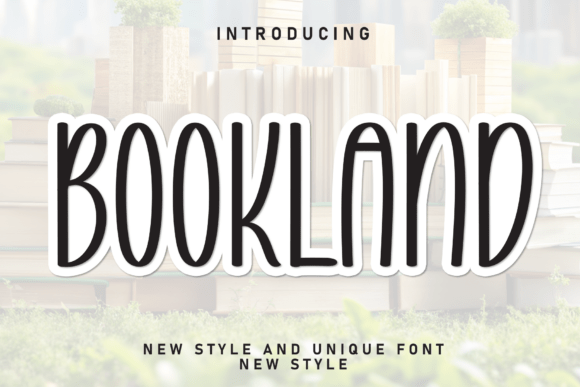 Bookland Handwritten Display Font for Digital Branding