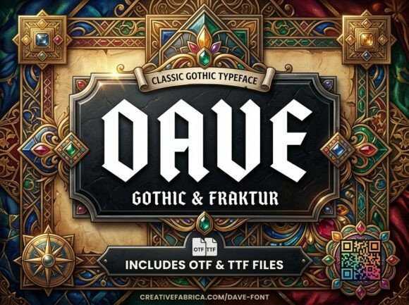 Dave Display Font: Bold Visual Identity for Campaigns
