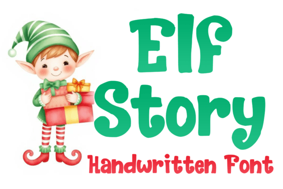 Elf Story: The Festive Display Font for Holiday Branding