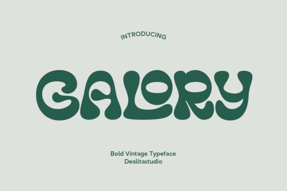Galory Display Font Review for Handmade Product Design