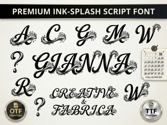 Gianna Typeface: A Dynamic Display Script for Bold Branding