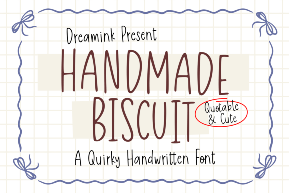 Handmade Biscuit: A Quirky Handwritten Font for Authentic Web Design
