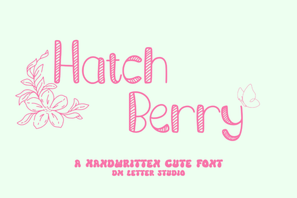 Hatch Berry: The Cute Handwritten Font for Editorial Design