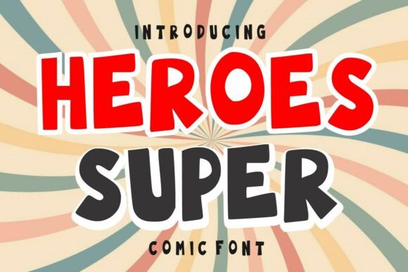 Heroes Super: A Bold Display Typeface for Editorial Impact