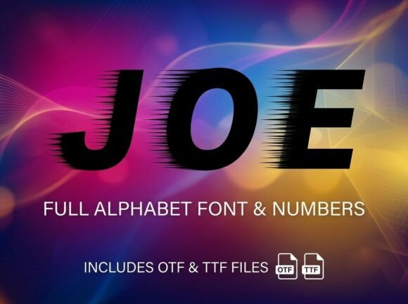 Joe: A Dynamic Display Typeface for High-Impact Editorial Design