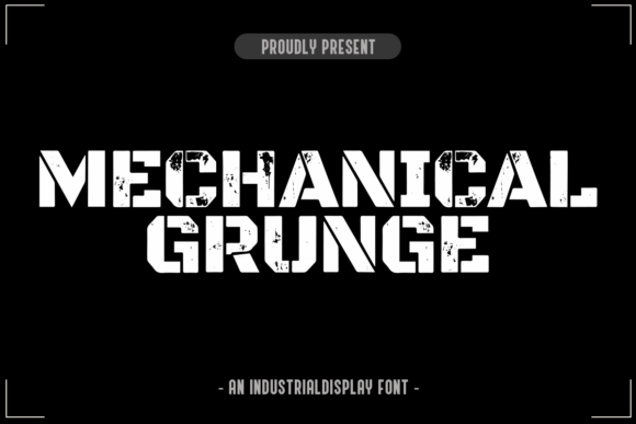 Mechanical Grunge: The Ultimate Industrial Display Font