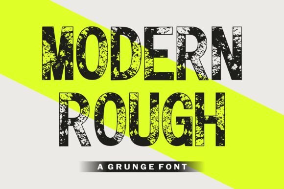Modern Rough Typeface: Elevating Digital Brand Identity