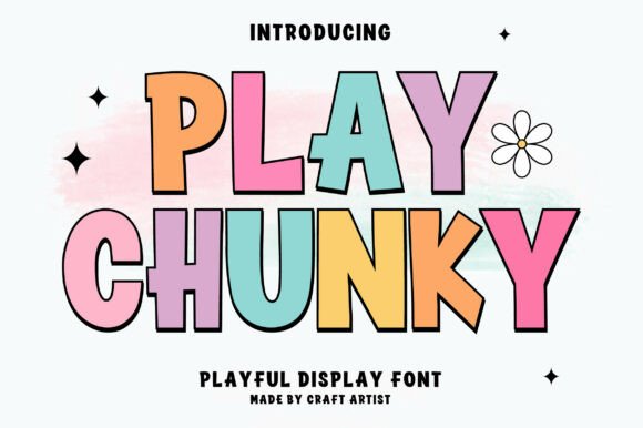 Play Chunky Font Review for Bold Branding and Crafts