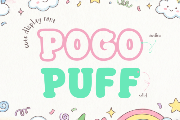 Pogo Puff Display Font: Whimsical Typography for Social Media and Brand Campaigns