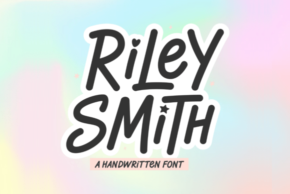 Riley Smith Typeface: Modern Handwritten Font for Boutique Branding