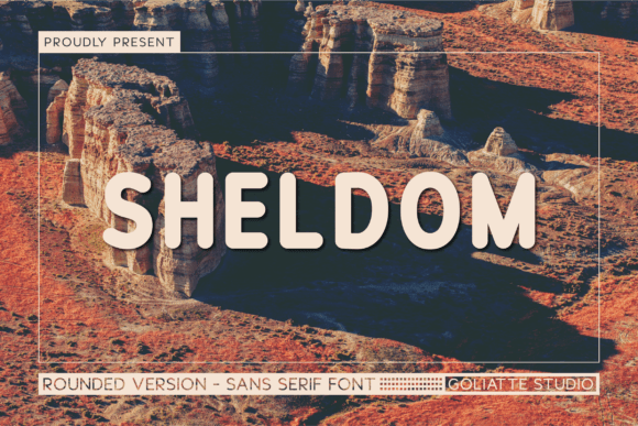 Sheldom: A Bold Display Typeface for Handmade Brands