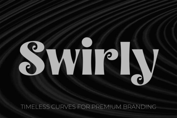 Swirly: The Premium Decorative Serif Font for Elegant Campaigns